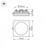 Arlight Ltd-96 Ltd-96x96SOL-BK-10W Day White Встраиваемый светильник 9,6x9,6 см, Россия - фото 6