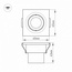 Arlight Ltm-S60 Ltm-S60x60WH 3W White 30deg Встраиваемый светильник 6x6 см, Россия - фото 2