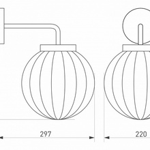 Arlight Pearl 29973 Уличный светильник 22x33,8 см, Россия - фото 1 - фото 4