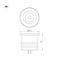 Arlight Piccolo 62244 Встраиваемый светильник 1,3x1,3x1,3 см, Россия - фото 2