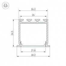 Arlight Pls-Lock 23386 Комплектующее для светильников 300x2,6x2,4 см, Россия - фото 1 - фото 4