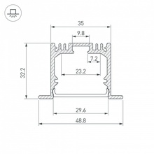Arlight Sl-Linia 36168 Комплектующее для светильников 300x4,9x3,2 см, Россия - фото 1 - фото 4
