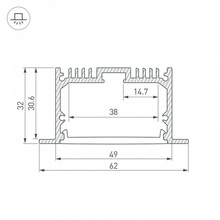 Arlight Sl-Linia 36170 Комплектующее для светильников 300x6,2x3,2 см, Россия - фото 1 - фото 4
