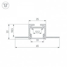 Arlight Sl-Linia 39071 Комплектующее для светильников 250x6,5x2,2 см, Россия - фото 1 - фото 4