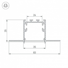 Arlight Sl-Linia 36225 Комплектующее для светильников 300x8,3x3,5 см, Россия - фото 1 - фото 4