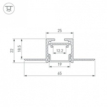 Arlight Sl-Linia 43118 Комплектующее для светильников 250x6,5x2,2 см, Россия - фото 1 - фото 4