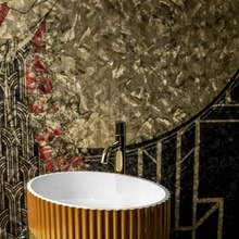 Armadi Art 878-G Золото 50 Раковина 35x50x14 см, Италия - фото 1 - фото 3