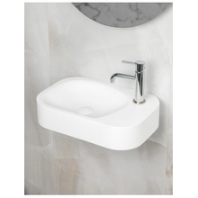 Armadi Art Colibri 902-MW Матовый белый 48 Раковина 32x48x10 см, Италия - фото 1 - фото 1