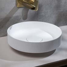 Armadi Art Corian 801-R-MW Матовый белый 40 Раковина 40x40x13 см, Италия - фото 1 - фото 2