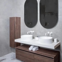 Armadi Art Corian 819-MW Матовый белый 40 Раковина 40x40x13 см, Италия - фото 1 - фото 3