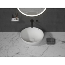 Armadi Art Corian 879-35 Белый матовый 35 Раковина 35x35x12,5 см, Италия - фото 1 - фото 1