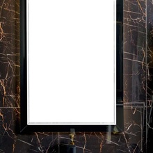 Armadi Art Dolce 567-B Чёрный глянцевый 70 Зеркало 4x70x105 см, Италия - фото 1 - фото 3