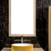 Armadi Art Dolce 567-Light Gold Светлое золото 70 Зеркало 4x70x105 см, Италия - фото 1 - фото 2