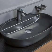 Armadi Art Vallessi 871 Черный 61 Раковина 41,5x61x16 см, Италия - фото 1 - фото 2