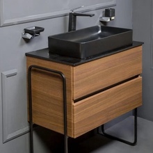 Armadi Art Vallessi 873 Черный 60 Раковина 34,5x60x10,5 см, Италия - фото 1 - фото 3