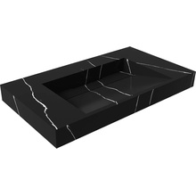 Armadi Art Flat 859-080-NM Nero Marquina 80 Раковина 45,2x81x12,1 см, Италия - фото 1 - фото 1