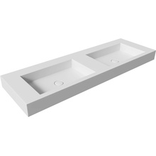 Armadi Art Flat 888-140 Белый матовый 140 Раковина 45,2x141x12,1 см, Италия - фото 1 - фото 1