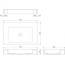Armadi Art Flat 888-70 Белый матовый 70 Раковина 45,2x70,4x11,5 см, Италия - фото 3