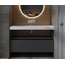 Armadi Art Flat 897-120-A glossy Антрацит глянцевый 120 Тумба 46x120x38,3 см, Италия - фото 3