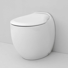 ArtCeram Blend С горизонтальным выпуском Унитаз приставной с инсталляцией и кнопкой 52x35,5x42 см, Италия - фото 1 - фото 1