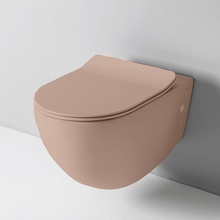 ArtCeram File 2.0 FLA014 40 С микролифтом Коричневый Крышка-сиденье 52x36x4 см, Италия - фото 1 - фото 2