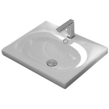 ArtCeram Blend BLL004V01.00 55x45 см подвесная белая Раковина 45x55 см, Италия - фото 1 - фото 1