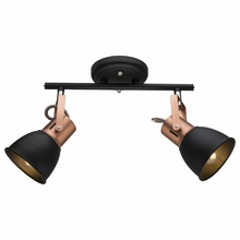 Arte Lamp A1677 A1677PL-2BK Спот 28x9x22 см, Италия - фото 1 - фото 1