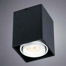 Arte Lamp A5655 A5655PL-1BK Точечный светильник 9x9x12 см, Италия - фото 1 - фото 2