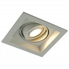 Arte Lamp A6661 A6661PL-1WH Встраиваемый светильник 13x13x4,5 см, Италия - фото 1 - фото 1