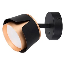 Arte Lamp Amaks A8028AP-1BK Бра 10x8 см, Италия - фото 1 - фото 1