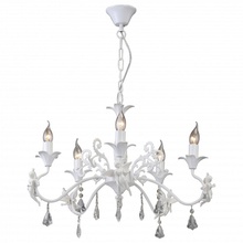 Arte Lamp Angelina A5349LM-5WH Люстра подвесная 62x62x40 см, Италия - фото 1 - фото 2