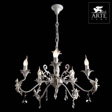 Arte Lamp Angelina A5349LM-5WH Люстра подвесная 62x62x40 см, Италия - фото 1 - фото 3