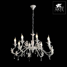 Arte Lamp Angelina A5349LM-8WH Люстра подвесная 74x74x40 см, Италия - фото 1 - фото 3