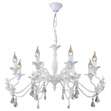 Arte Lamp Angelina A5349LM-8WH Люстра подвесная 74x74x40 см, Италия - фото 1 - фото 2