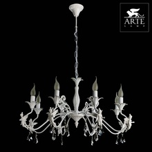 Arte Lamp Angelina A5349LM-8WH Люстра подвесная 74x74x40 см, Италия - фото 1 - фото 4