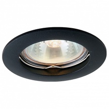 Arte Lamp basic A2103PL-1BK Точечный светильник 7,6x7,6x2,1 см, Италия - фото 1 - фото 1
