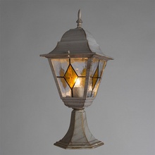Arte Lamp Berlin A1014FN-1WG Уличный светильник 19x19x46 см, Италия - фото 1 - фото 2