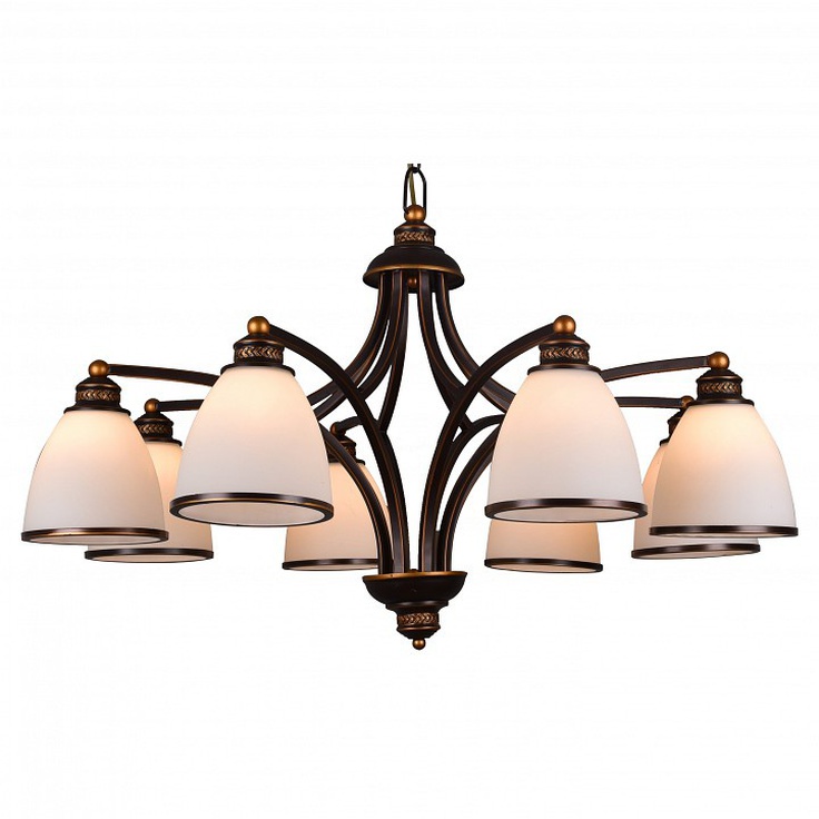 Arte Lamp Bonito A9518LM-8BA Люстра подвесная 68x68x153 см, Италия - фото 1 Arte Lamp Bonito A9518LM-8BA Люстра подвесная 68x68x153 см, Италия - фото 1