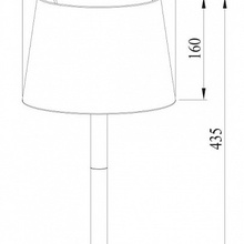 Arte Lamp Connor A2102LT-1WH Настольная лампа декоративная Италия - фото 1 - фото 3