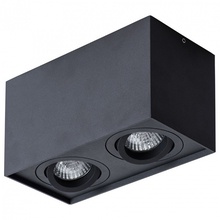 Arte Lamp FACTOR A5544PL-2BK Точечный светильник 18x9,5x10,5 см, Италия - фото 1 - фото 1