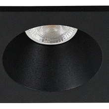 Arte Lamp Helm Mini A2858PL-1BK Встраиваемый светильник 7x7 см, Италия - фото 1 - фото 2