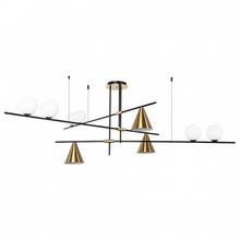 Arte Lamp Jacob A7029PL-9BK Потолочный светильник Италия - фото 1 - фото 1