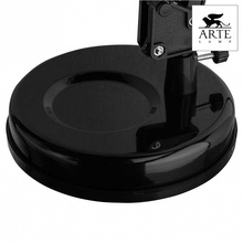 Arte Lamp Junior A1330LT-1BK Настольная лампа офисная 35x15x61 см, Италия - фото 1 - фото 4