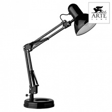 Arte Lamp Junior A1330LT-1BK Настольная лампа офисная 35x15x61 см, Италия - фото 1 - фото 2