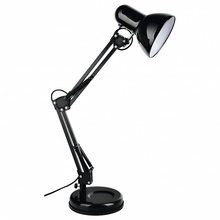 Arte Lamp Junior A1330LT-1BK Настольная лампа офисная 35x15x61 см, Италия - фото 1 - фото 1