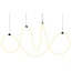 Arte Lamp Klimt A2850SP-80BK Потолочный светильник 150x60 см, Италия - фото 3