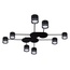 Arte Lamp Legacy A8024PL-8BK Люстра потолочная 106x92x10 см, Италия - фото 1
