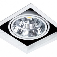 Arte Lamp Merga A8450PL-1WH Встраиваемый светильник 18,5x18,5 см, Италия - фото 1 - фото 2