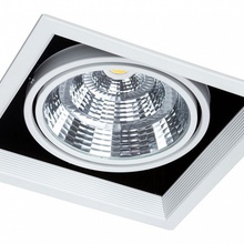 Arte Lamp Merga A8450PL-1WH Встраиваемый светильник 18,5x18,5 см, Италия - фото 1 - фото 3