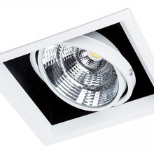Arte Lamp Merga A8450PL-1WH Встраиваемый светильник 18,5x18,5 см, Италия - фото 1 - фото 4